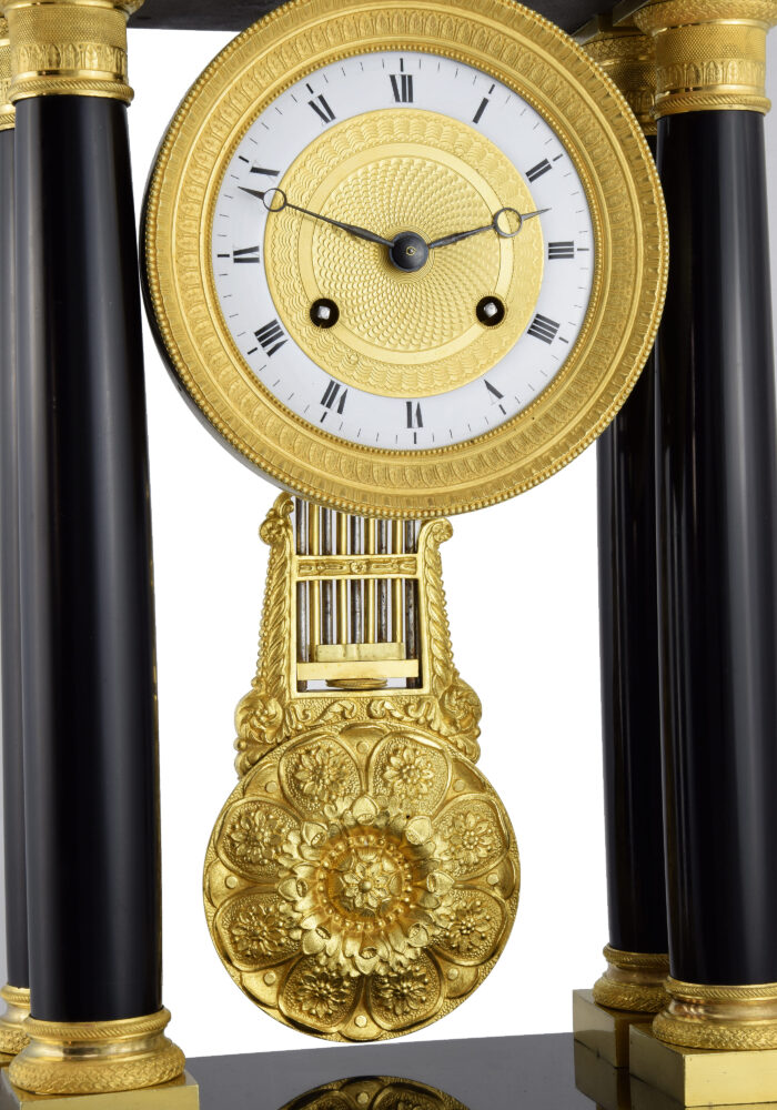 Pendule portique en marbre BROCOT Charles X 1840 - Image 7