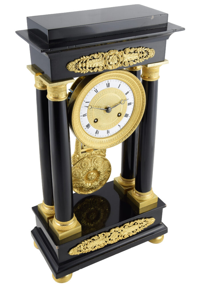 Pendule portique en marbre BROCOT Charles X 1840 - Image 5