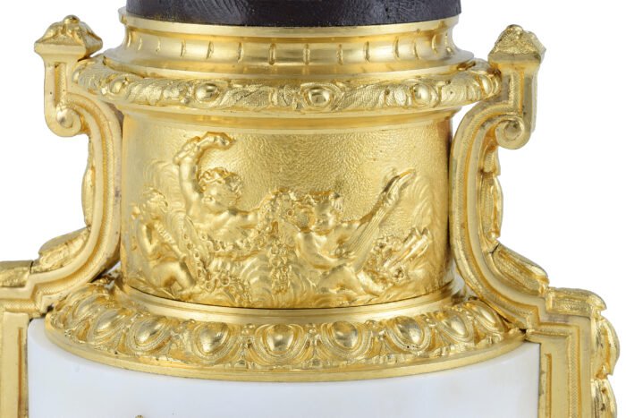 Paire de candélabres à bouquet fleuri XIXème - Image 9