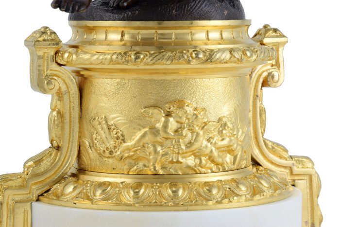 Paire de candélabres à bouquet fleuri XIXème - Image 10