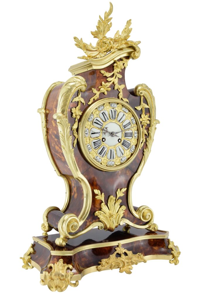 Pendule cartel en corne Louis XV XIXème – Bild 3