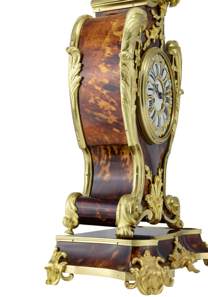 Pendule cartel en corne Louis XV XIXème – Bild 5