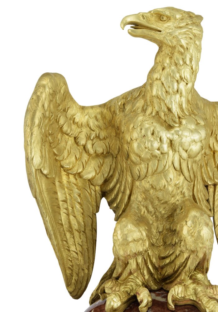 Paire d'aigles impériaux signée D. Campagne / LeBlanc – Image 4