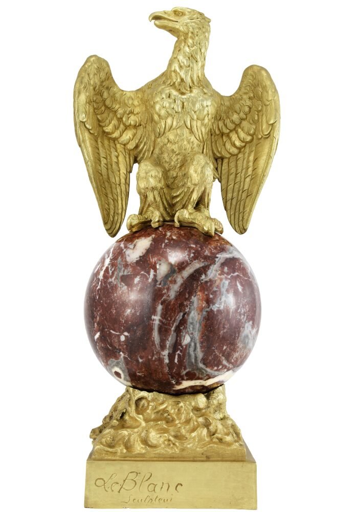 Paire d'aigles impériaux signée D. Campagne / LeBlanc – Image 3