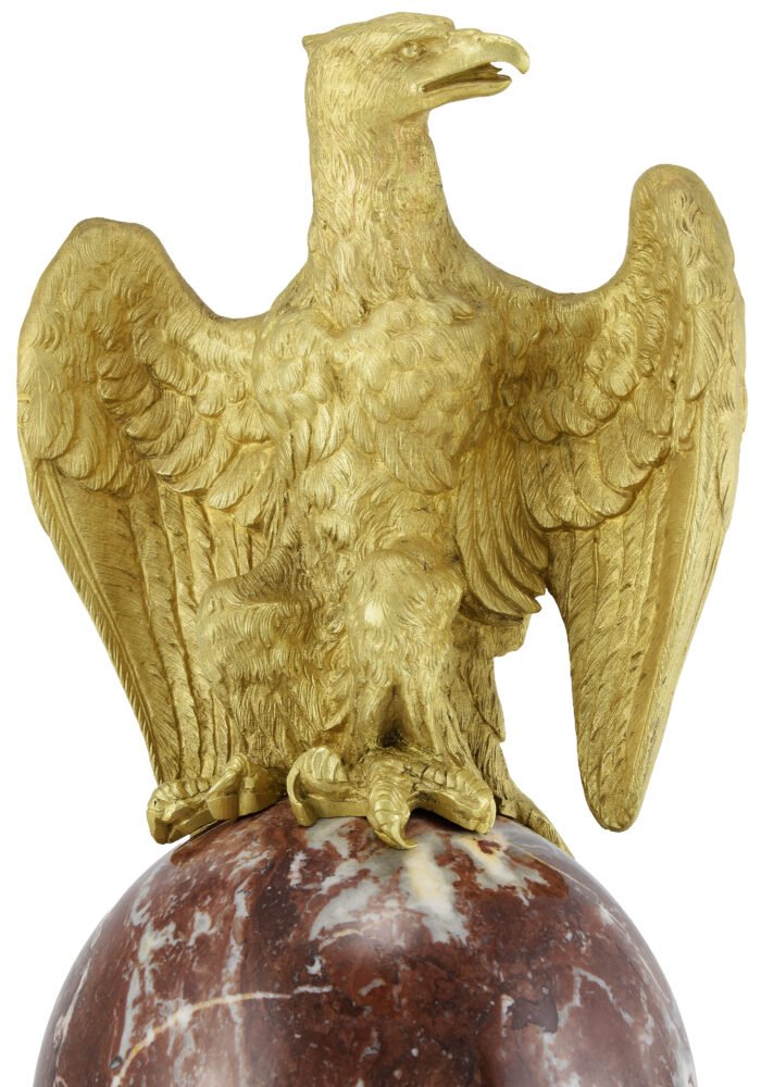 Paire d'aigles impériaux signée D. Campagne / LeBlanc – Image 13