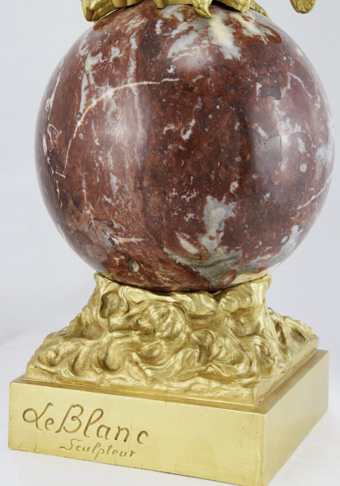 Paire d'aigles impériaux signée D. Campagne / LeBlanc – Image 6