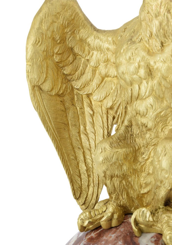 Paire d'aigles impériaux signée D. Campagne / LeBlanc – Image 11