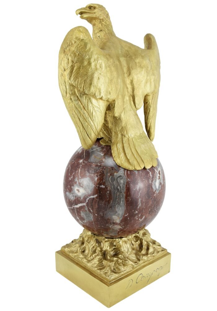 Paire d'aigles impériaux signée D. Campagne / LeBlanc – Image 10