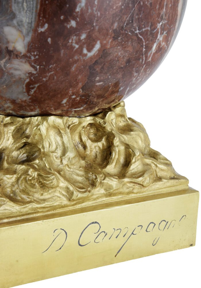 Paire d'aigles impériaux signée D. Campagne / LeBlanc – Image 5