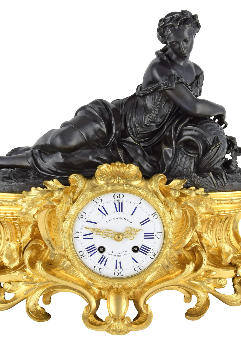 pendule Bronzier MARCHAND Horloger DEWINT (12)