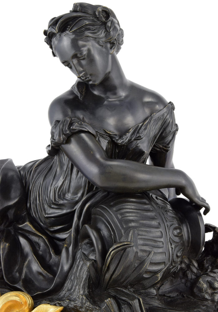 Pendule Naïde Bronzier : MARCHAND / Horloger : DEWINT – Bild 12