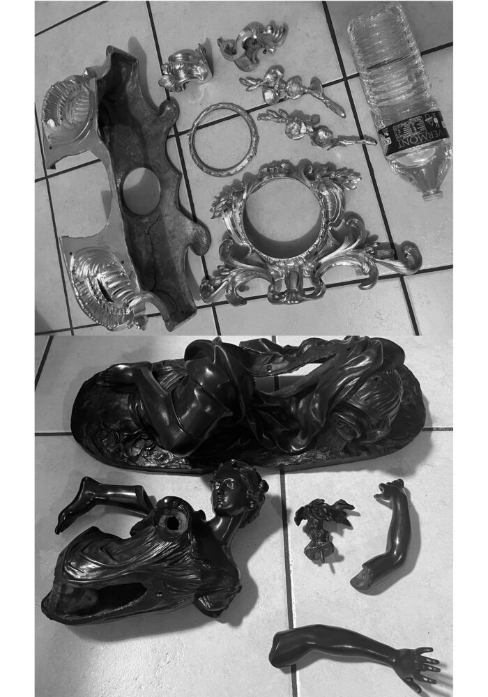 Pendule Naïde Bronzier : MARCHAND / Horloger : DEWINT – Bild 11