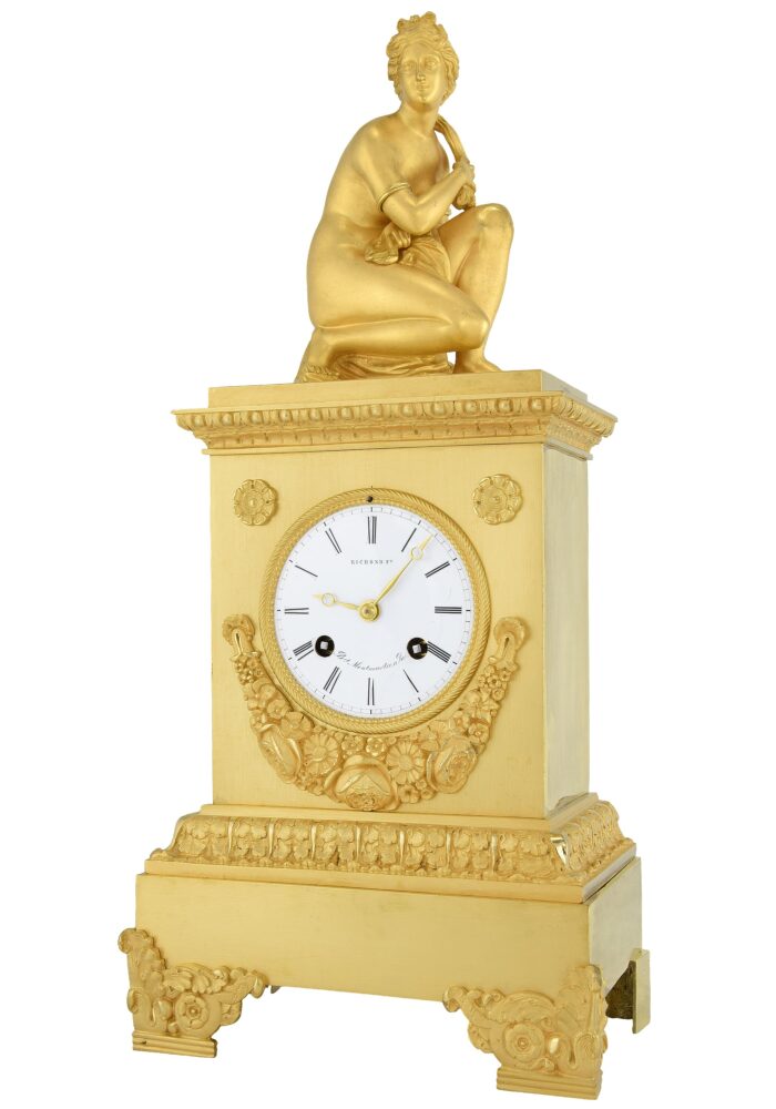 Pendule Vénus Bronzier : RICHOND / Horloger : PONS 1840 – Bild 4