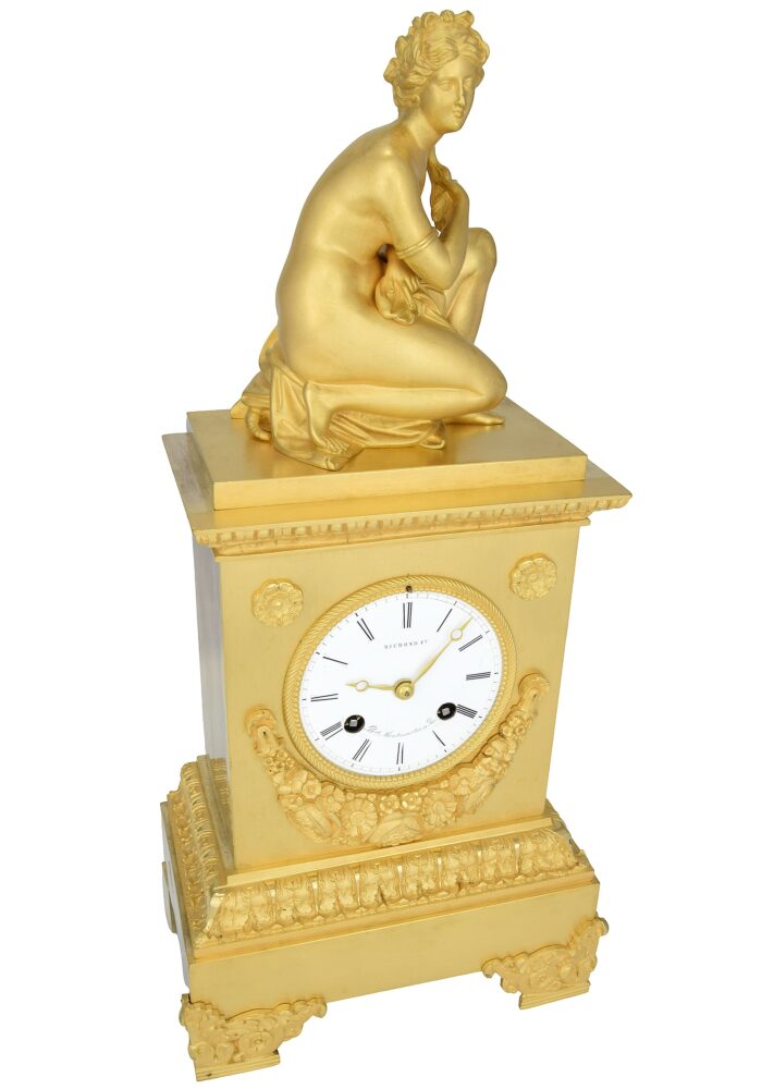 Pendule Vénus Bronzier : RICHOND / Horloger : PONS 1840 – Bild 3