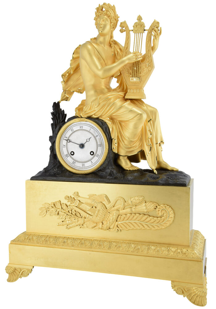 Pendule Mythologique "Apollon et le serpent" Horloger : PONS