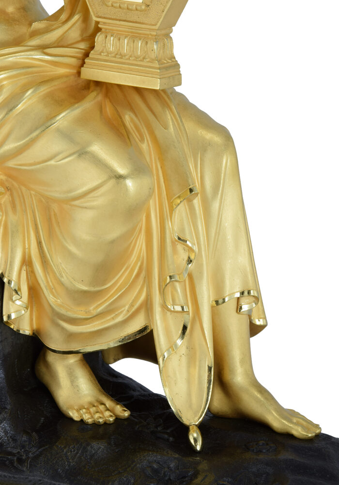 Pendule Mythologique "Apollon et le serpent" Horloger : PONS - Image 11