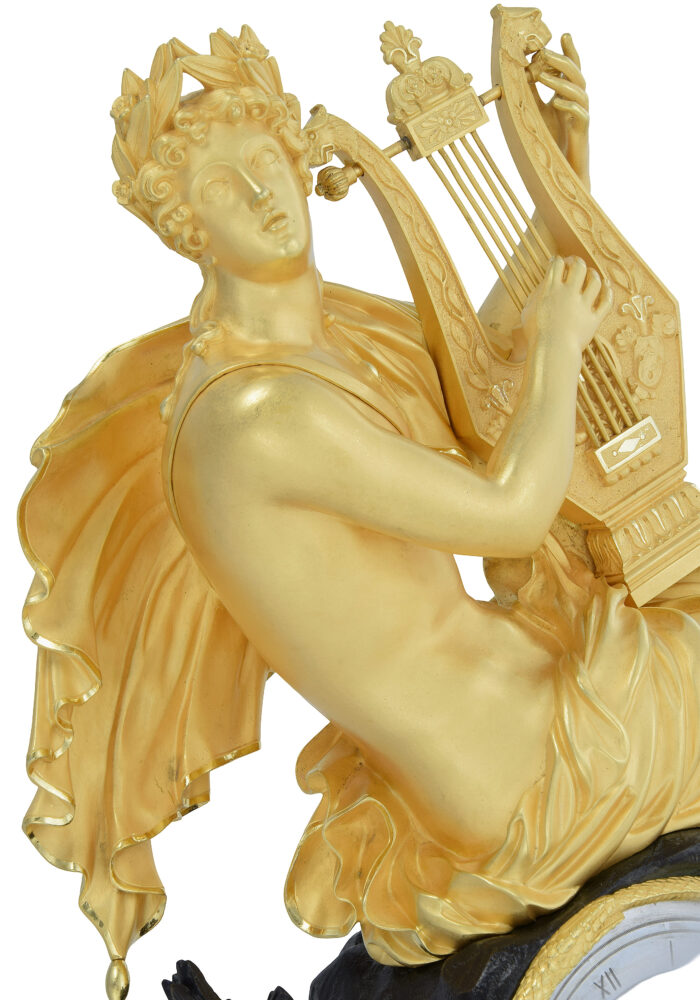 Pendule Mythologique "Apollon et le serpent" Horloger : PONS - Image 6