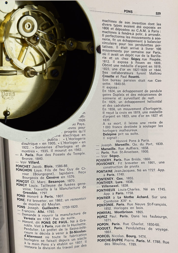 Pendule Mythologique "Apollon et le serpent" Horloger : PONS - Image 16