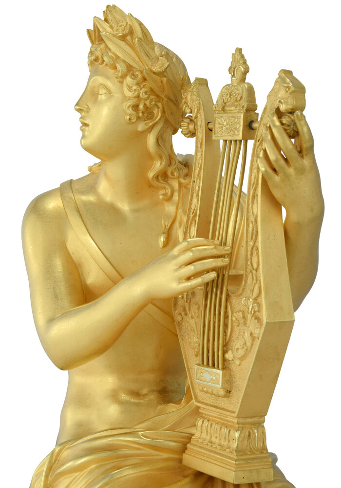 Pendule Mythologique "Apollon et le serpent" Horloger : PONS - Image 10