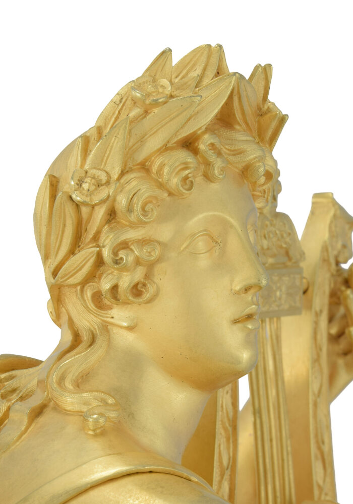 Pendule Mythologique "Apollon et le serpent" Horloger : PONS - Image 5