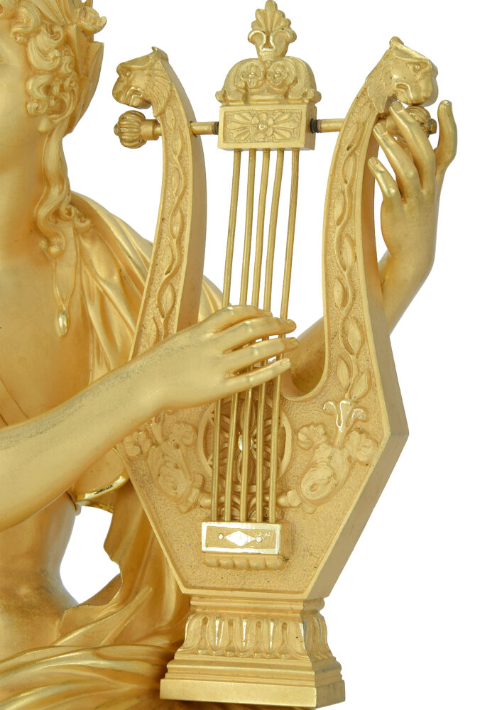 Pendule Mythologique "Apollon et le serpent" Horloger : PONS - Image 8