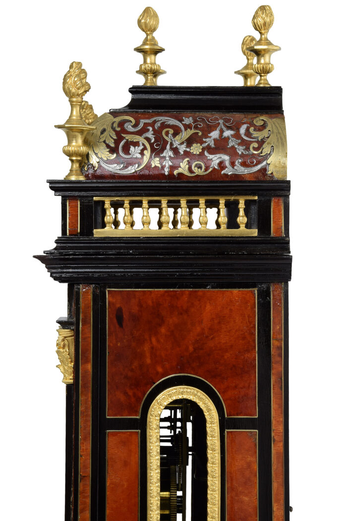 Pendule religieuse style Louis XIV marqueterie Boulle écailles – Bild 7