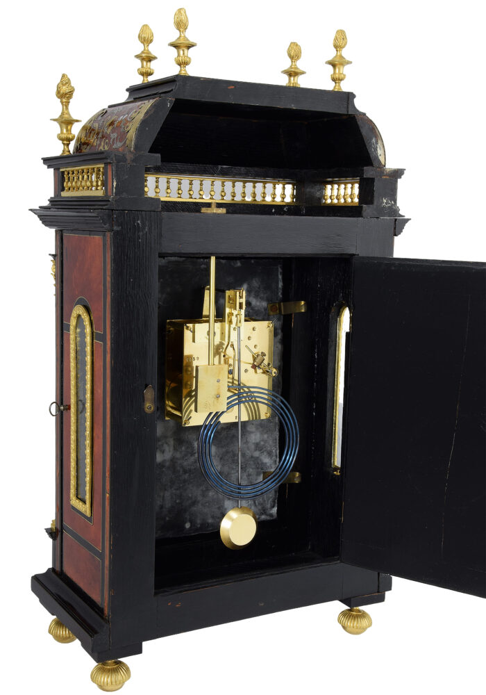 Pendule religieuse style Louis XIV marqueterie Boulle écailles – Bild 11