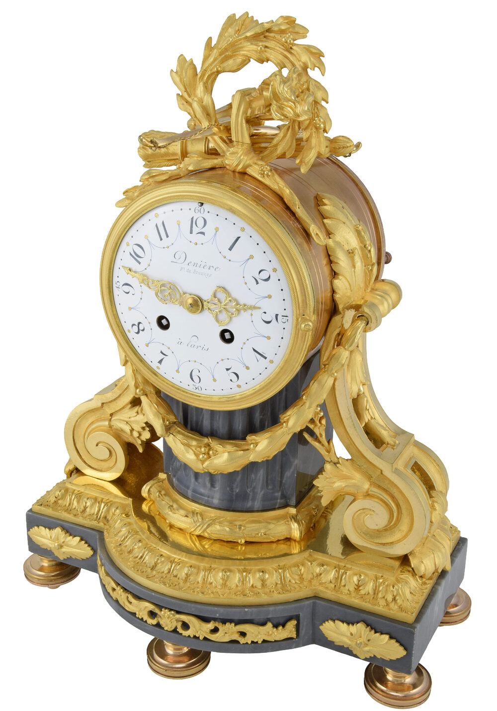 pendule deniere fondeur bronze (9)