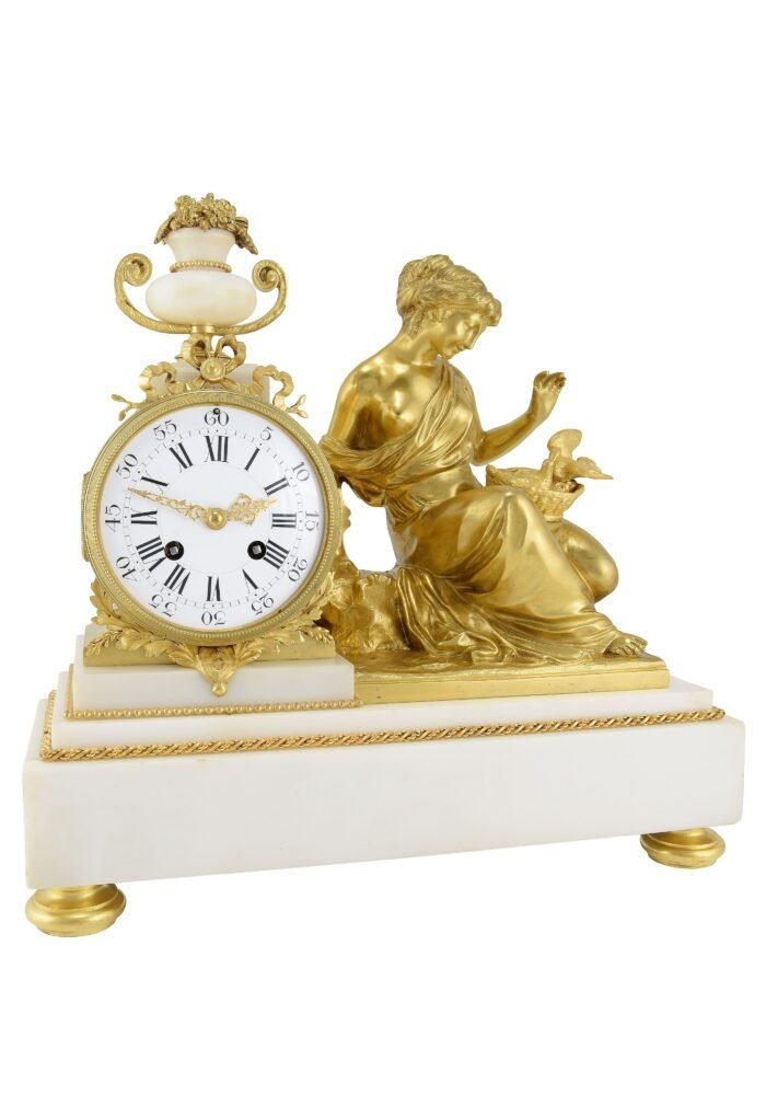 Pendule La Jeune Femme au Nid Horloger: Planchon – Image 5