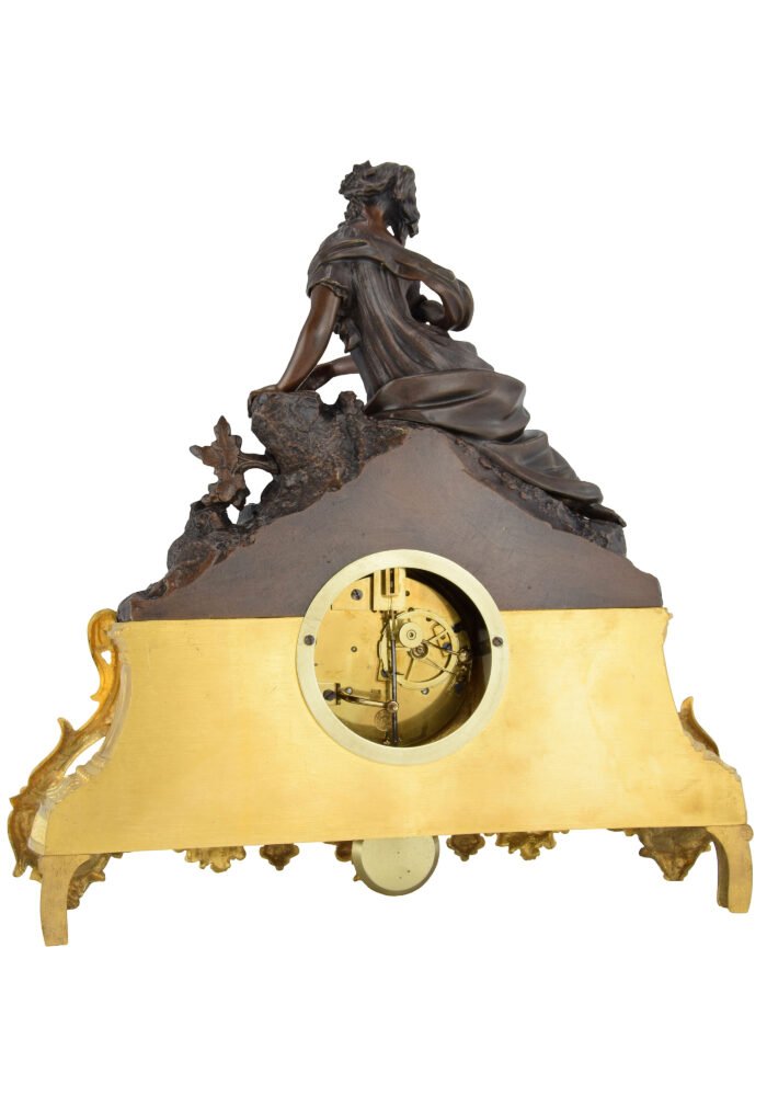 Pendule à figure féminine allégorique XIXème – Image 10