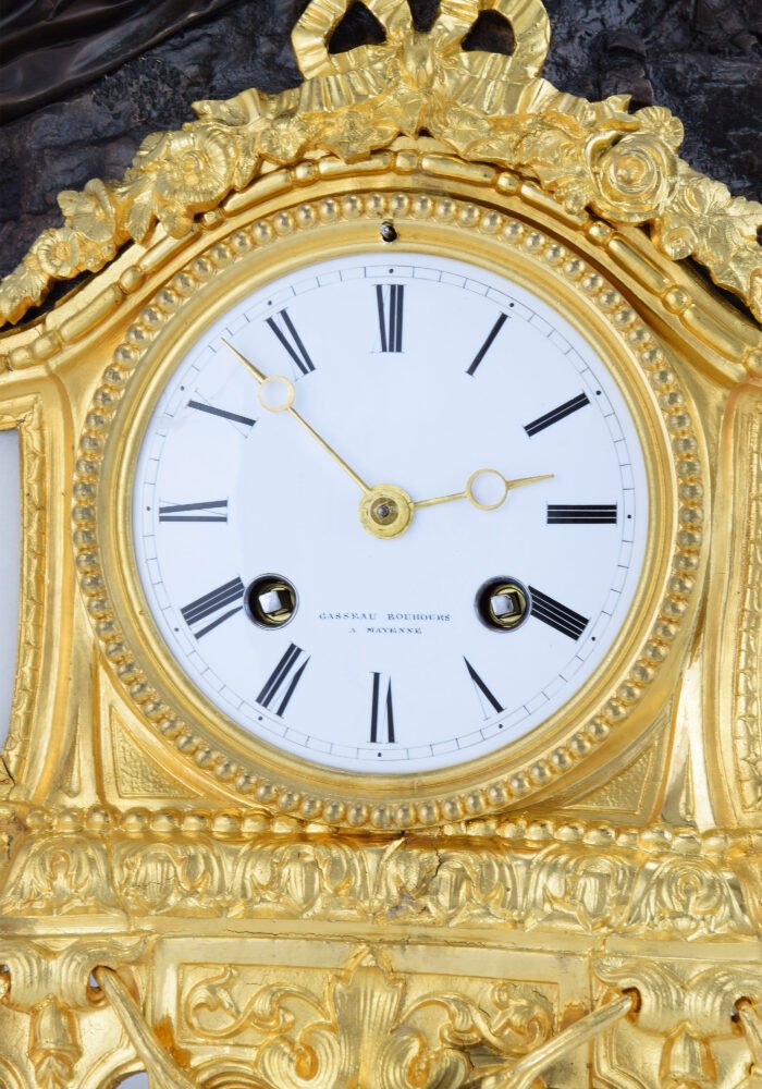 Pendule à figure féminine allégorique XIXème – Image 8