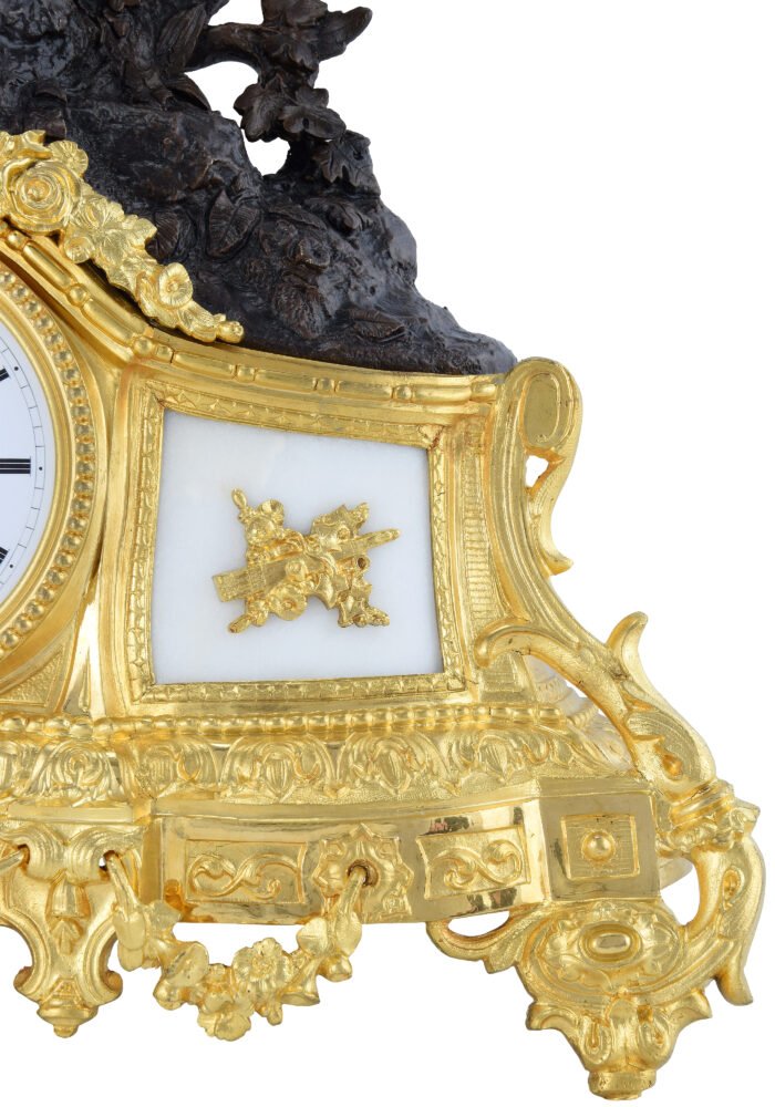 Pendule à figure féminine allégorique XIXème – Image 7