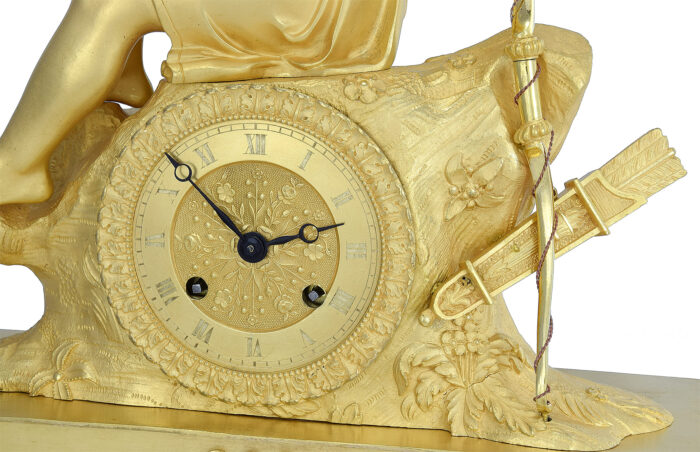 Pendule allégorique au putto musicien figurant l’Amour - Image 8