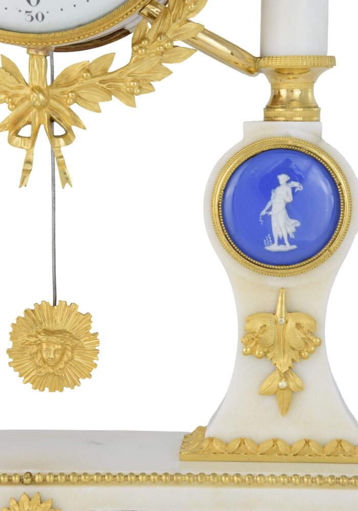 Pendule portique d'époque Louis XVI 1780 XVIIIème – Image 6