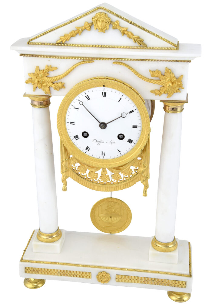 Pendule façade d’un temple Horloger : THIAFFAIT 1810 – Bild 3