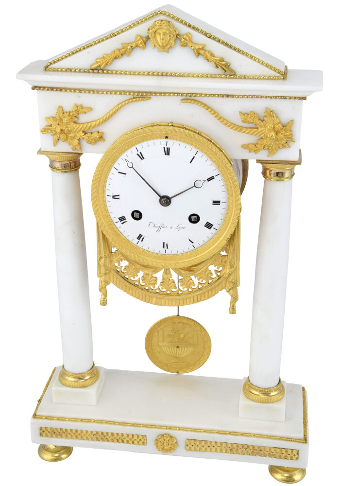 Pendule façade d’un temple Horloger : THIAFFAIT 1810 – Bild 3