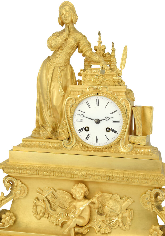 Pendule Allégorie de la Correspondance – Bild 11