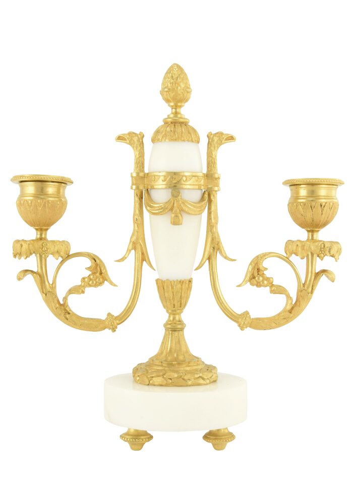 Paire de chandeliers style Louis XVI XIXème