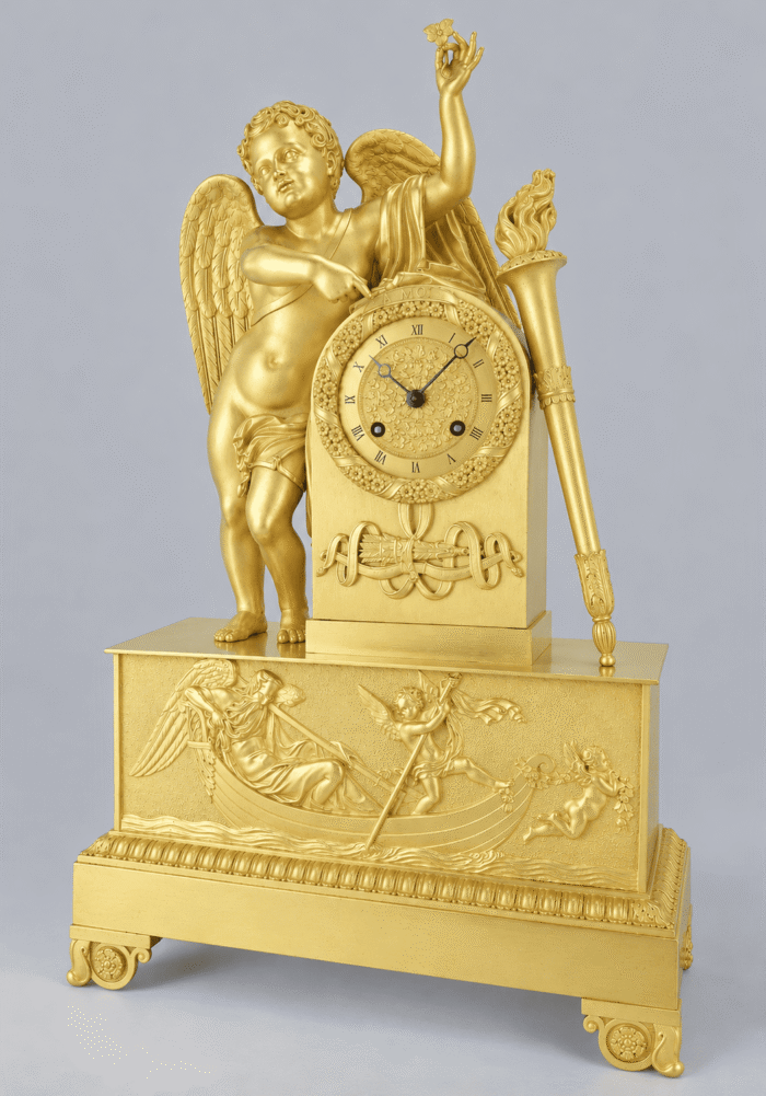 Pendule “Chronos La Barque du Temps” PICKARD 1830