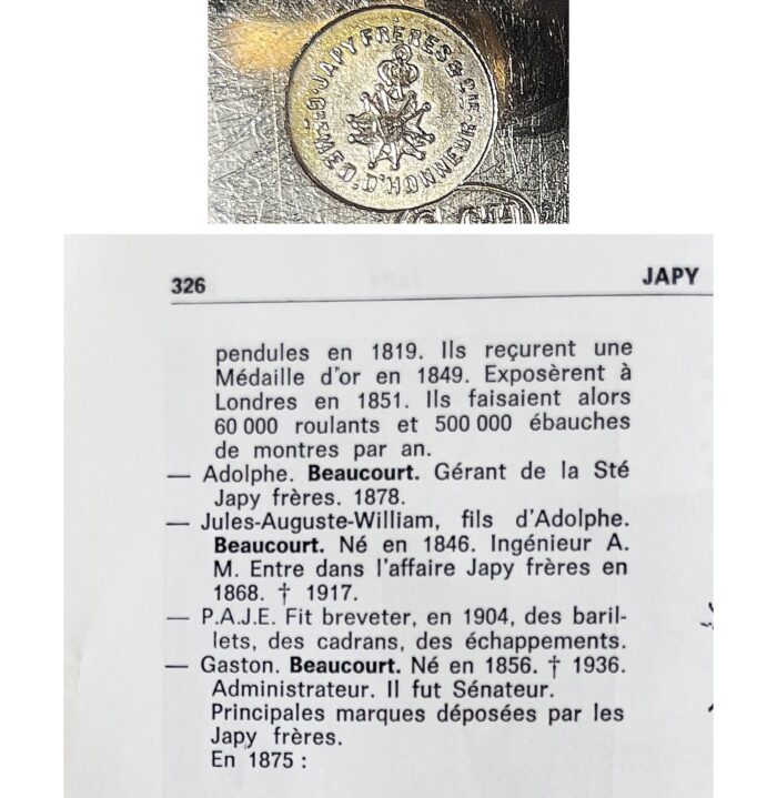 Pendule vitrée échappement Brocot Horloger : JAPY – Image 11
