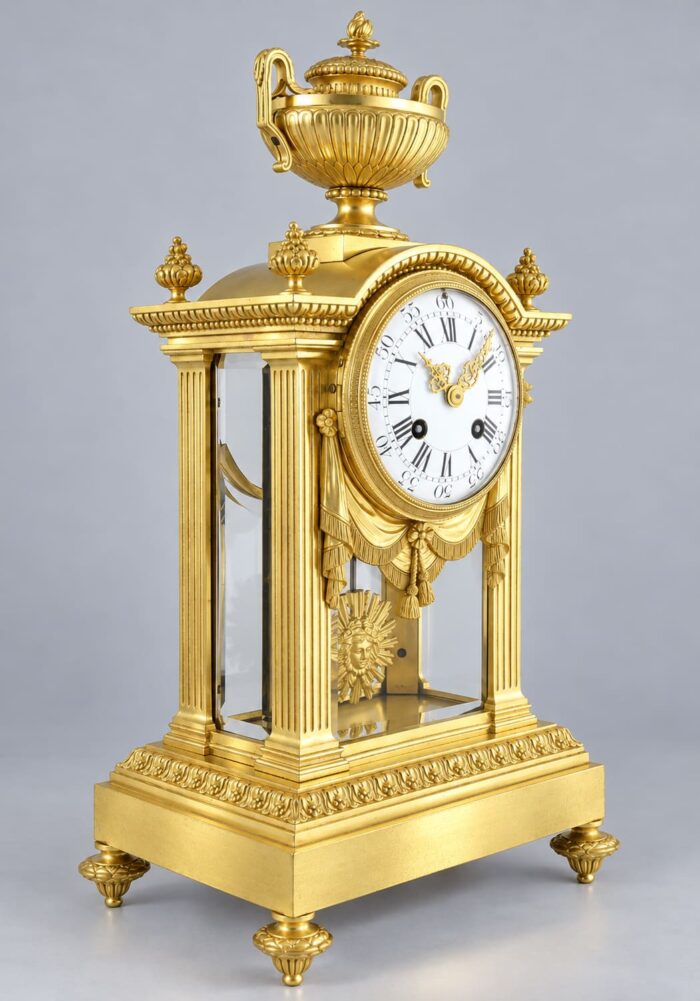 Pendule cage en verre Horloger : Japy Frères 1875