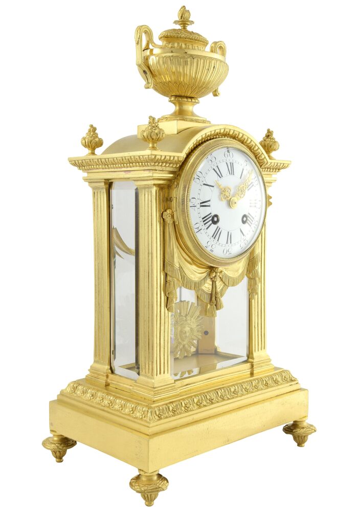 Pendule cage en verre Horloger : Japy Frères 1875