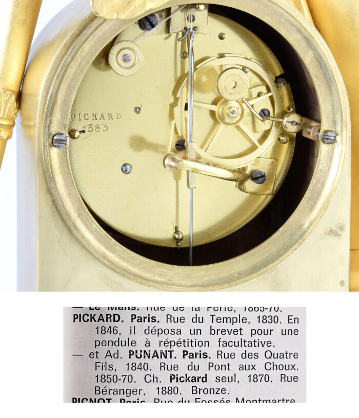 Pendule “Chronos La Barque du Temps” PICKARD 1830 - Image 10