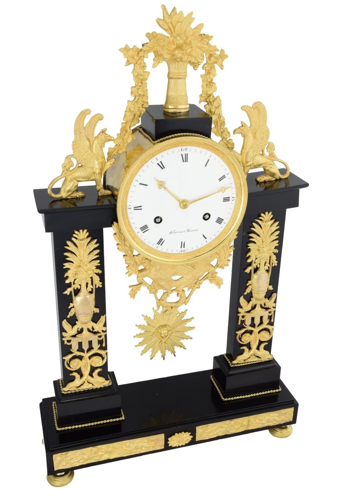 Pendule portique Empire Horloger : HUNZIKER 1805 – Image 3