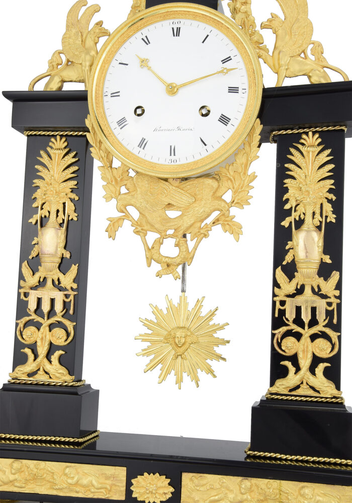 Pendule portique Empire Horloger : HUNZIKER 1805 – Image 9