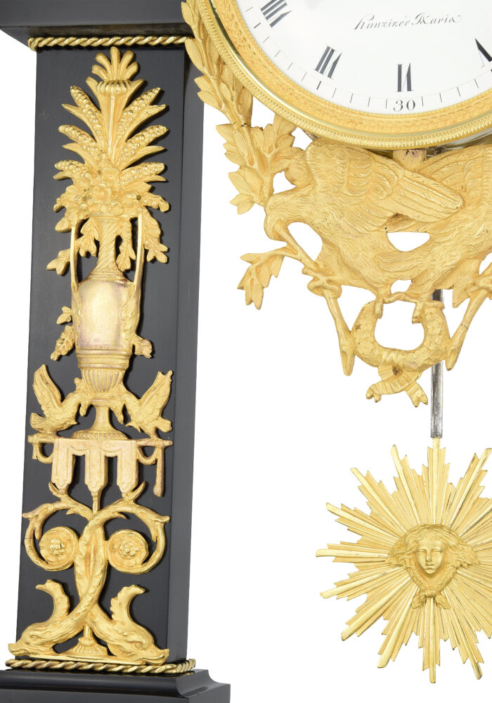 Pendule portique Empire Horloger : HUNZIKER 1805 – Image 8