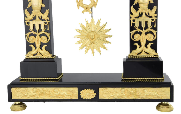 Pendule portique Empire Horloger : HUNZIKER 1805 – Image 5