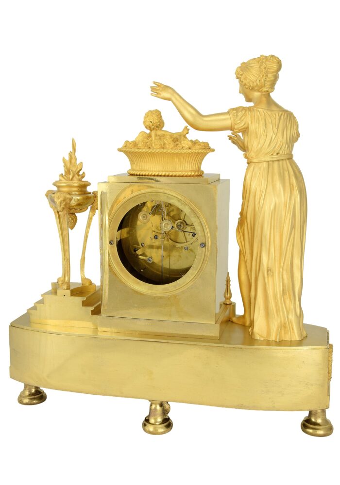 Pendule Empire allégorique de la maternité et de la protection – Bild 12