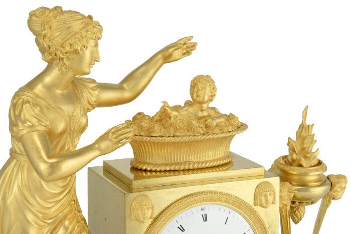 Pendule Empire allégorique de la maternité et de la protection – Bild 7