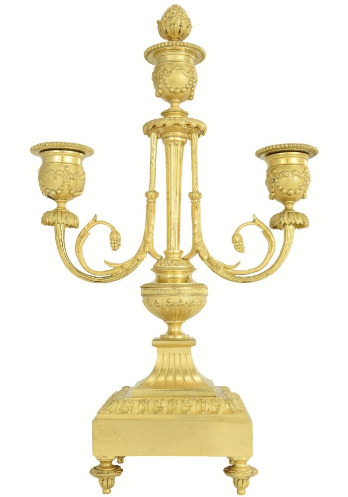 Paire de chandeliers style Empire XIXème – Bild 4